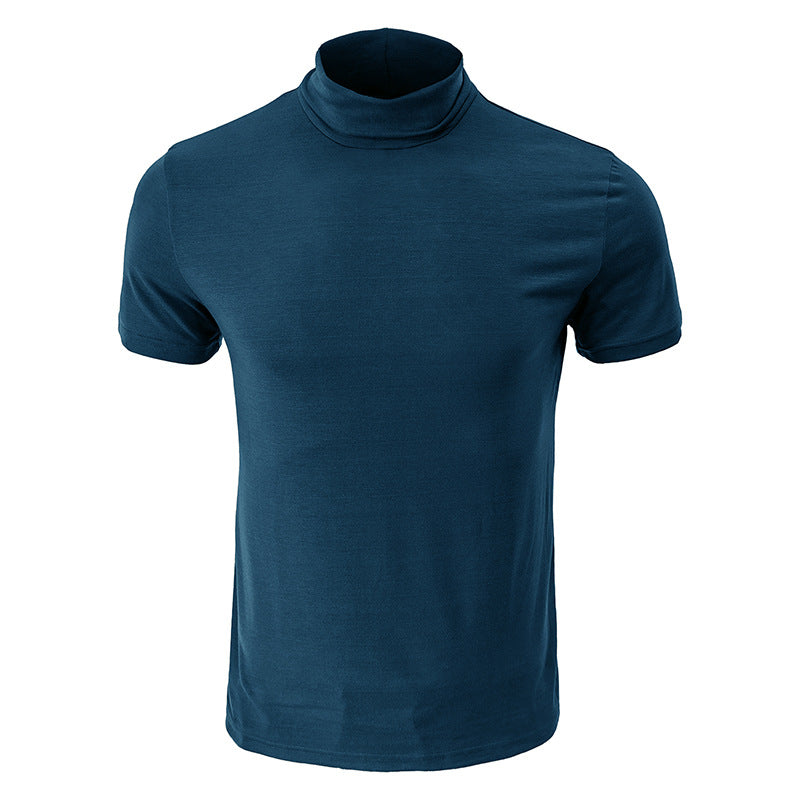 Herren Stehkragen T-Shirt Echoarchiv