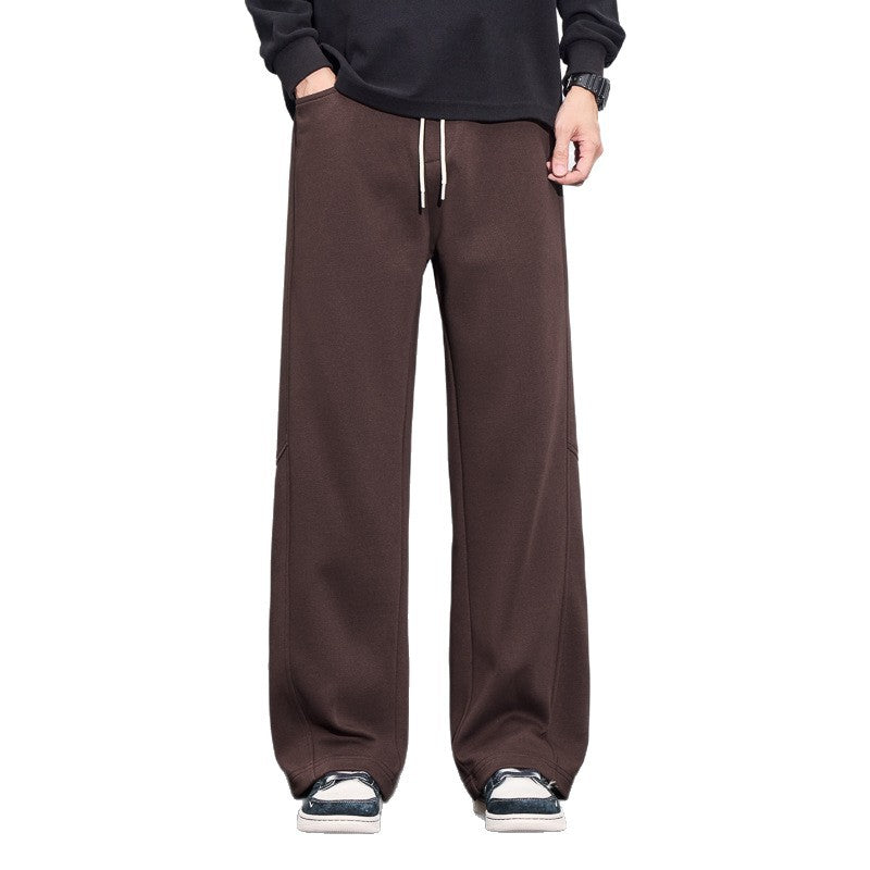 Herren weite Cargo-Sweathose aus angerautem Sweat mit Kordelzug Echo Archiv