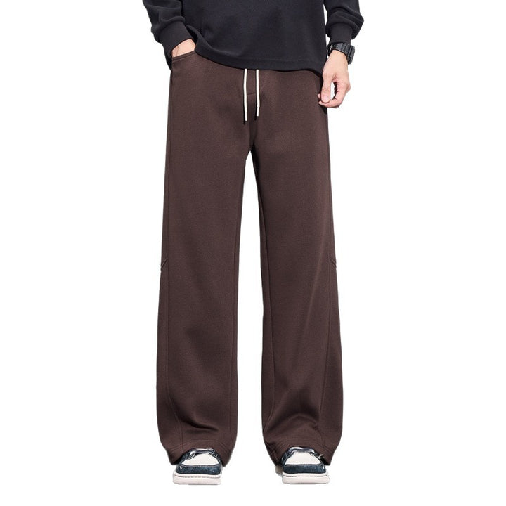 Herren weite Cargo-Sweathose aus angerautem Sweat mit Kordelzug Echo Archiv