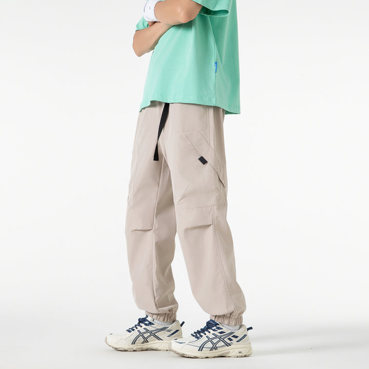 Herren Utility-Jogger-Cargohose mit elastischem Tunnelzugbund, großen Klappentaschen und gerippten Bündchen Echo Archiv