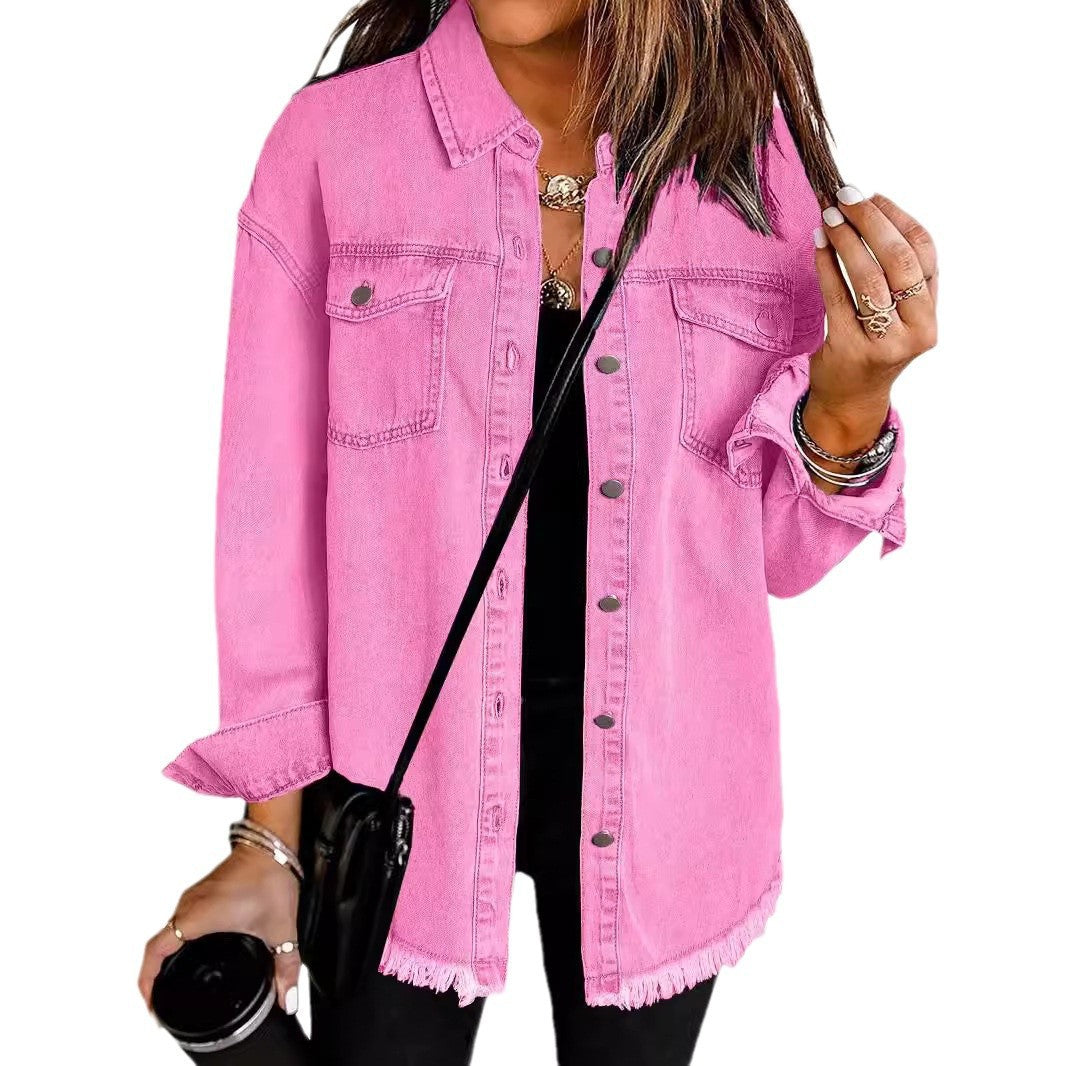 Femme Destroyed Denim Westernjacke Echoarchiv