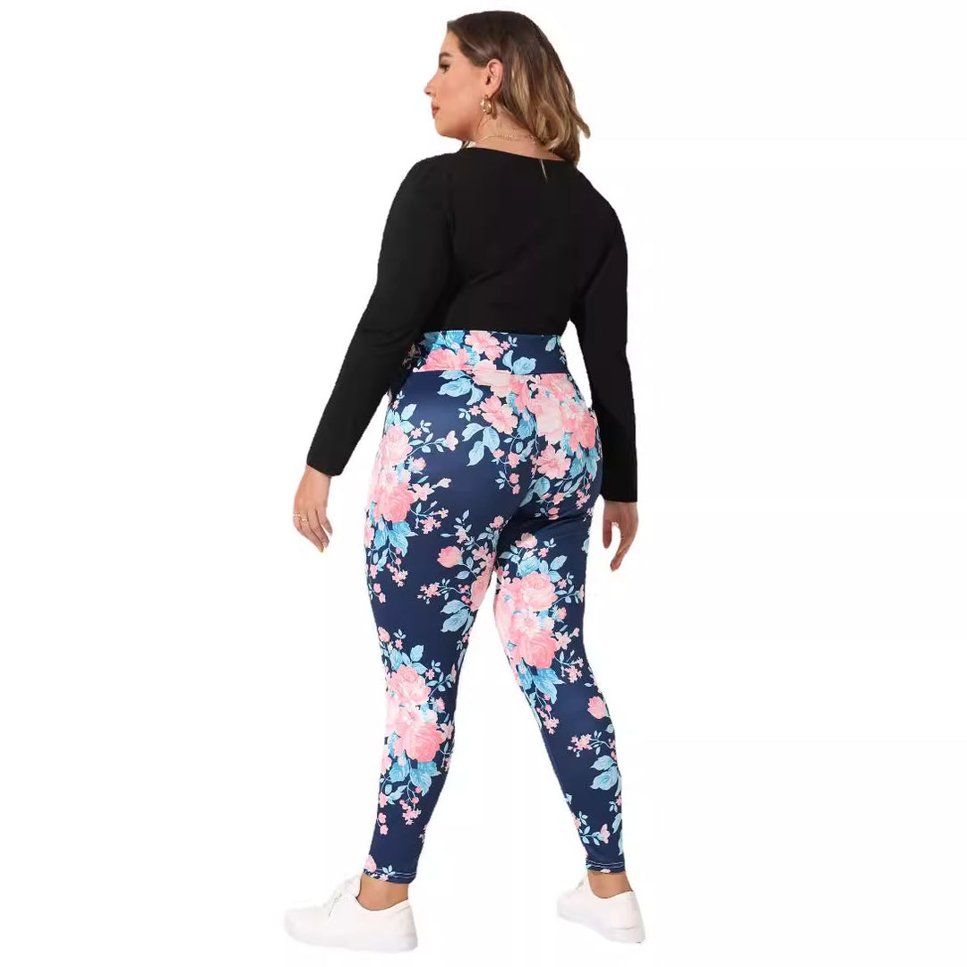 Damen Blumenleggings Echo Archiv
