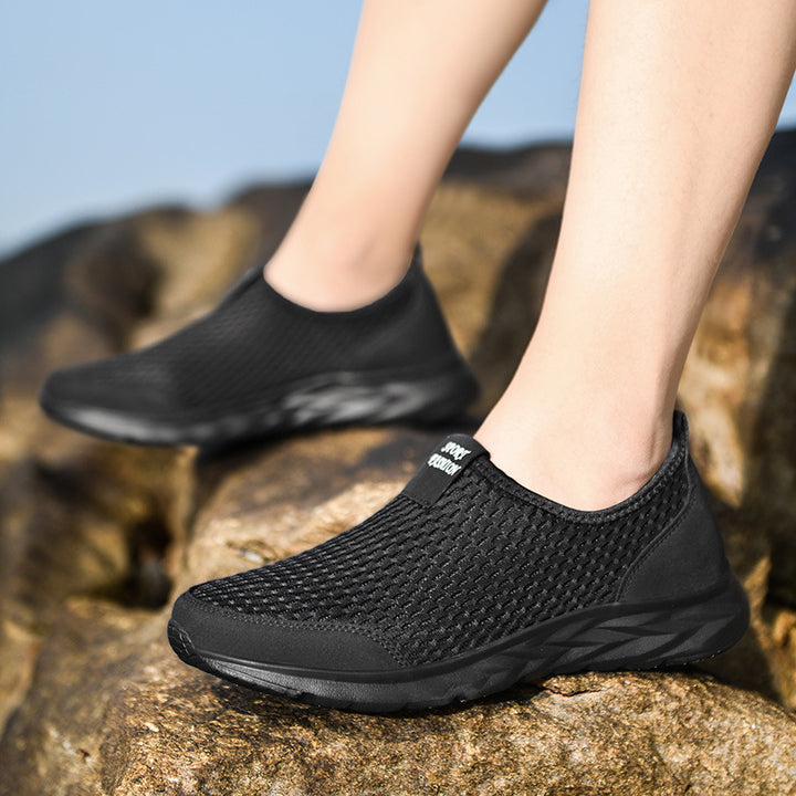 Unisex Atmungsaktive Schlupfsneaker aus Mesh mit rutschfester Leichtsohle – Norré