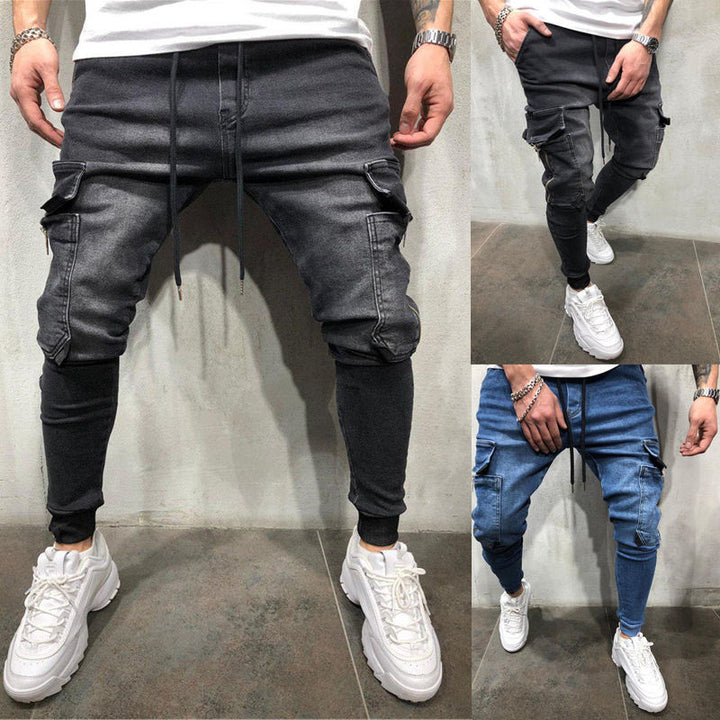 Herren Cargo-Jogginghose mit modischem Slim-Fit Schnitt und praktischen Taschen Echoarchiv