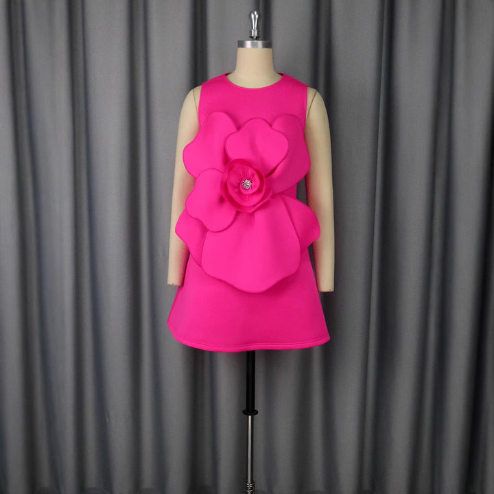 Damen Blumenkleid mit 3D-Design Echo Archiv