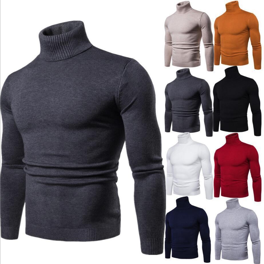 Herren Rollkragenpullover aus feiner Strickware Echoarchiv