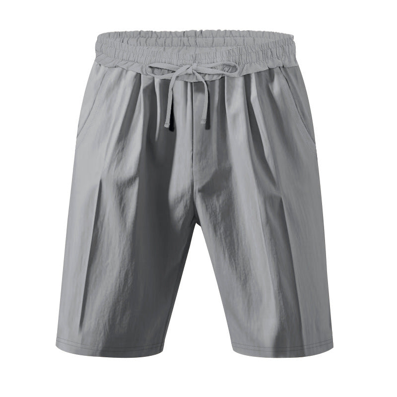 Herren sportliche Funktionsshorts mit verstellbarem Bund und atmungsaktivem Material Echoarchiv