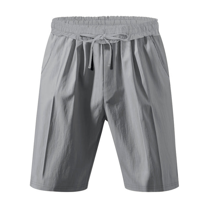 Herren sportliche Funktionsshorts mit verstellbarem Bund und atmungsaktivem Material Echoarchiv