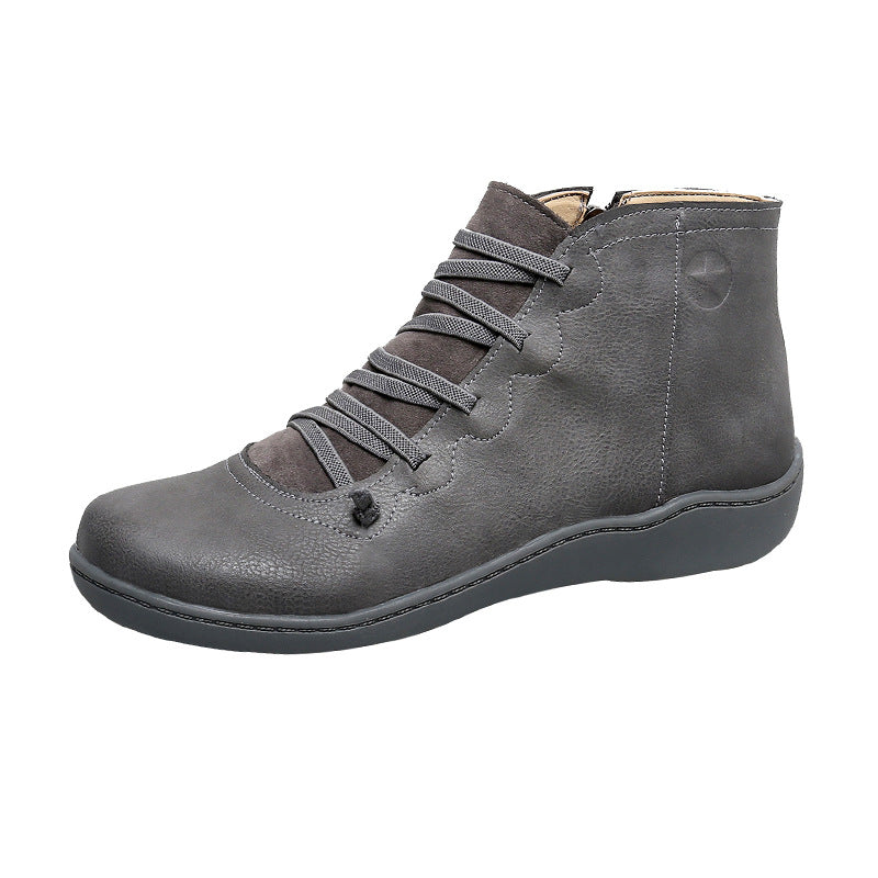 Damen komfortabler Schnür-Bootie mit ergonomischem Fußbett, weichem Schaft und flexibler Profilsohle Echo Archiv