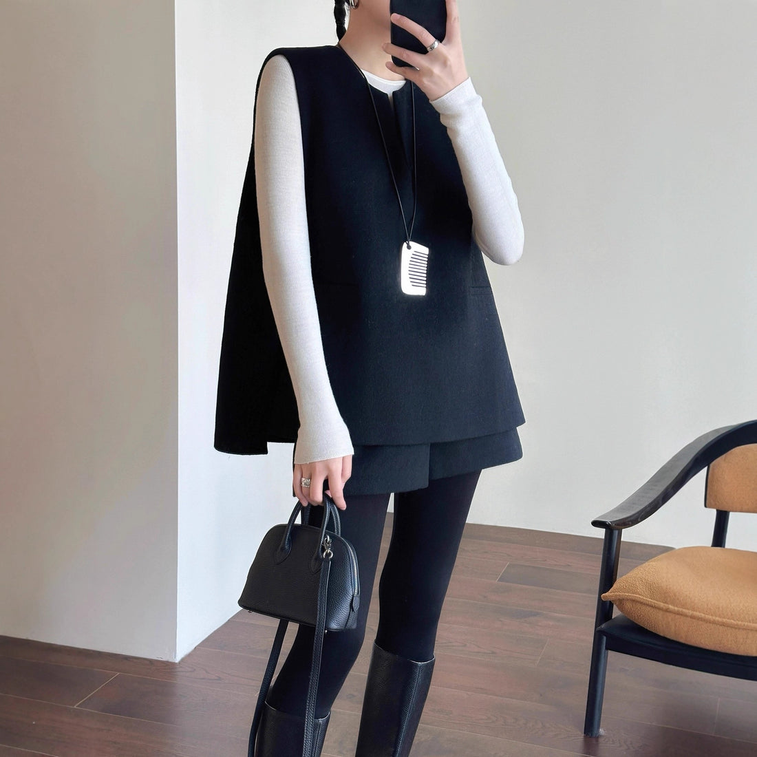 Damen Elegante Weste aus feinem Stoff Echoarchiv