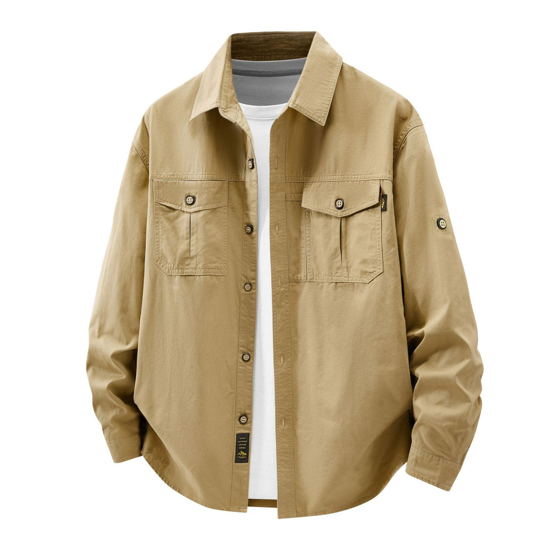Herren Lässige Hemdjacke mit praktischen Taschen Echo Archiv