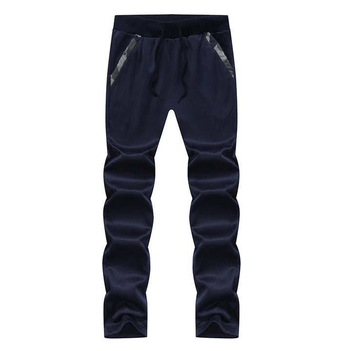 Herren Moderner Trainingsanzug im Camouflage Mesh Mix mit Stehkragen und Kordelbund Echo Archiv