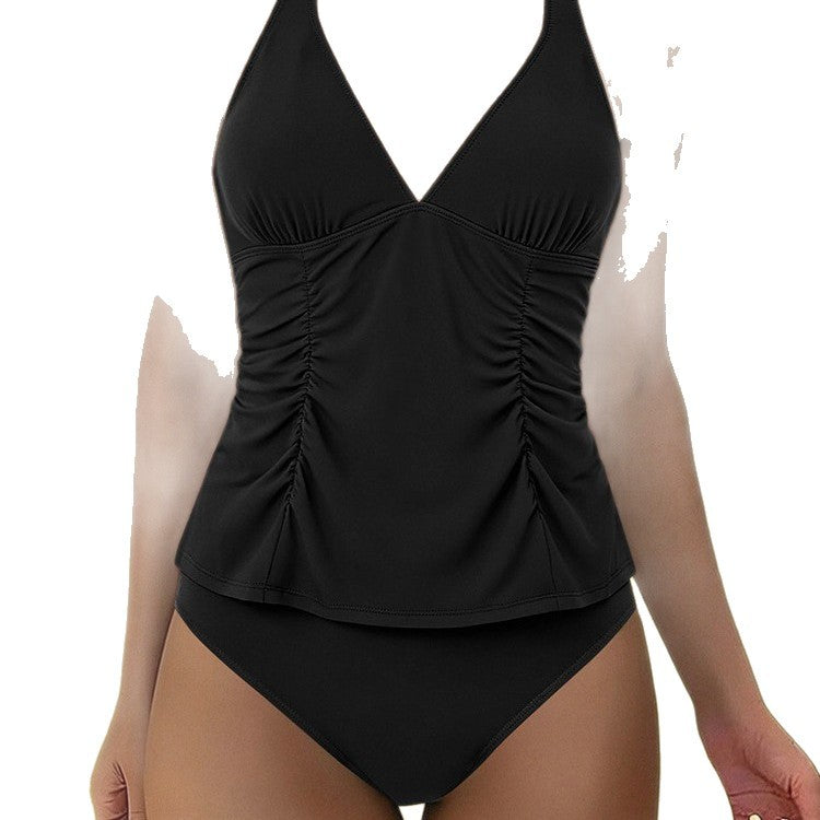 Damen Tankini-Set mit schmeichelndem Oberteil und hochgeschnittenem Slip Echo Archiv