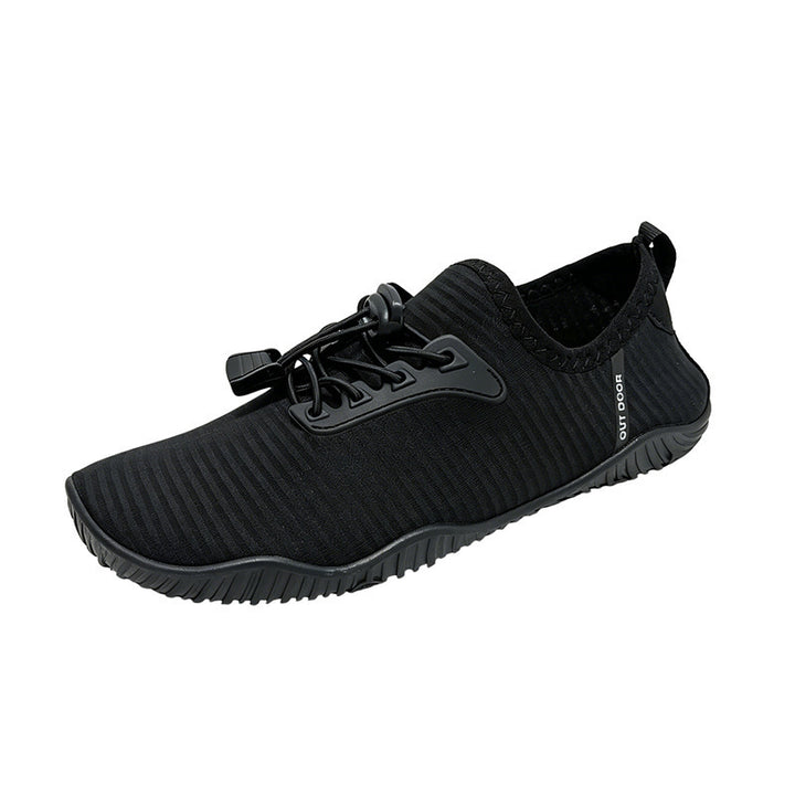 Damen Atmungsaktive Strick-Freizeitschuhe mit rutschfester Flexsohle und Schnell-Lacing Echoarchiv