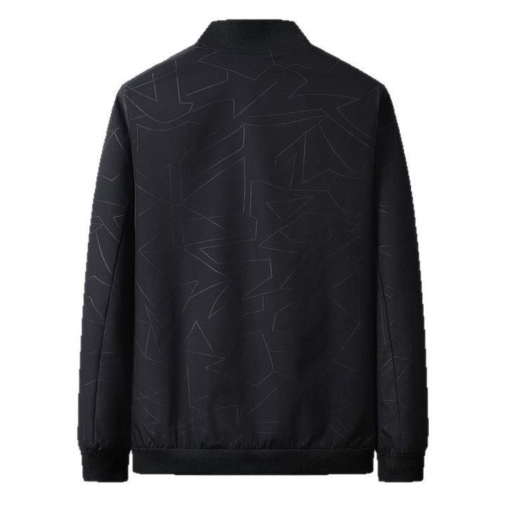 Herren modische Übergangsjacke mit gestepptem Design und elastischen Bündchen Echoarchiv