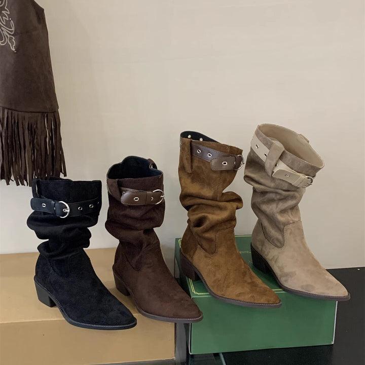 Damen Modische Stiefel Echo Archiv