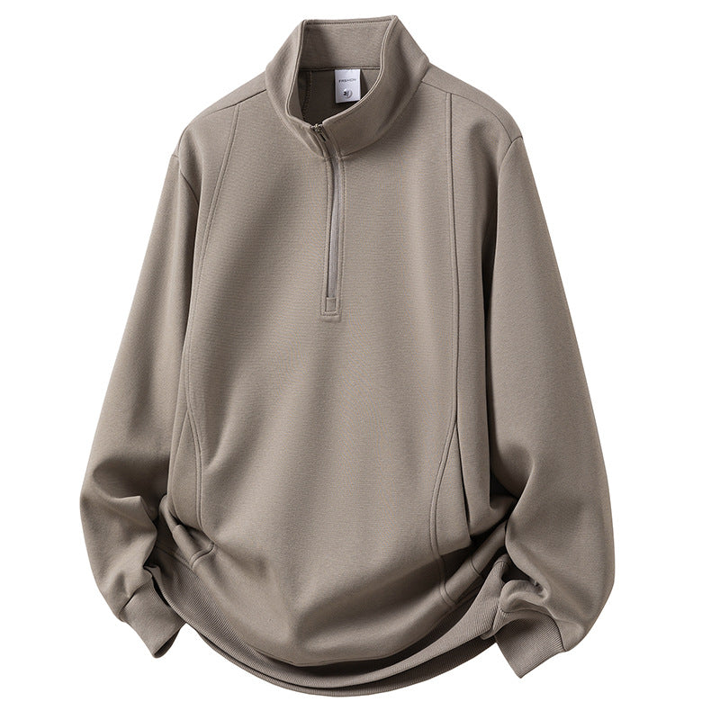 Herren Sportliches Langarmshirt mit Stehkragen Echo Archiv