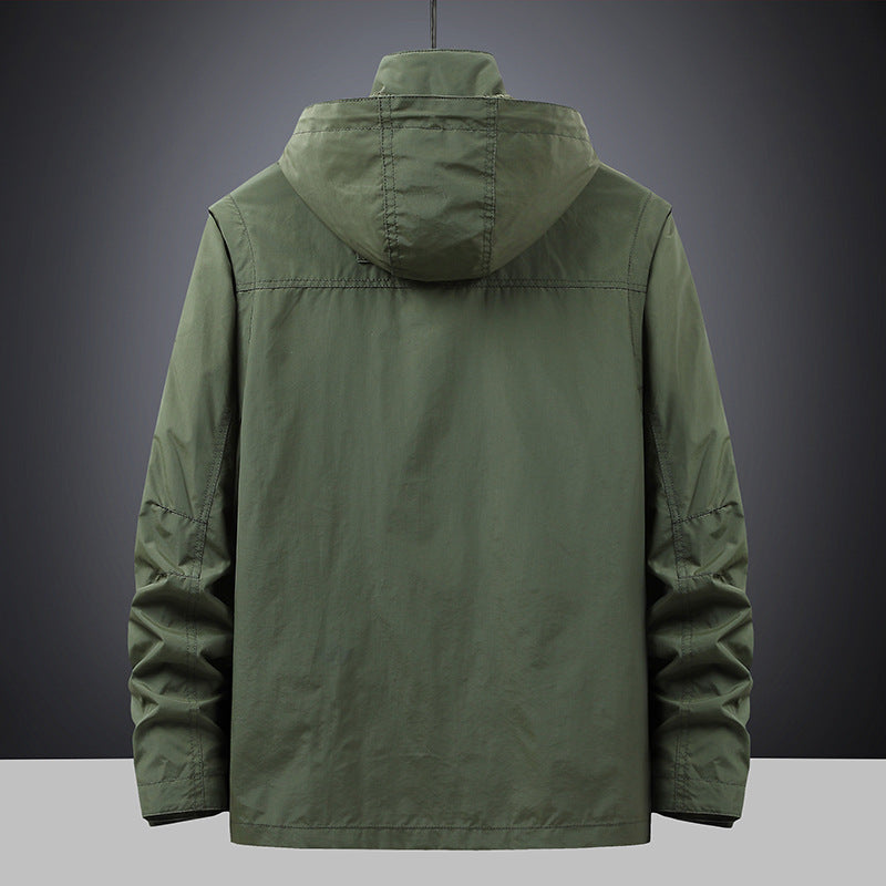 Herren nan multifunktionale Fieldjacke mit Kapuze und zahlreichen Taschen Echo Archiv