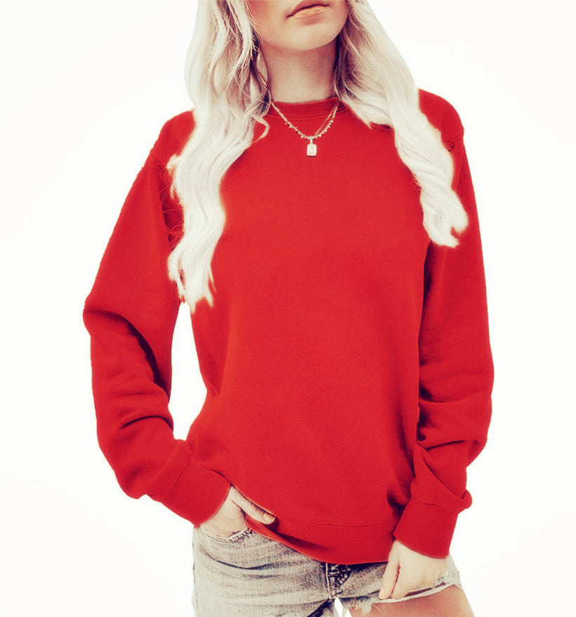 Damen nan lässiges Oversize Sweatshirt mit Rundhalsausschnitt und weichem Baumwollfleece Echo Archiv