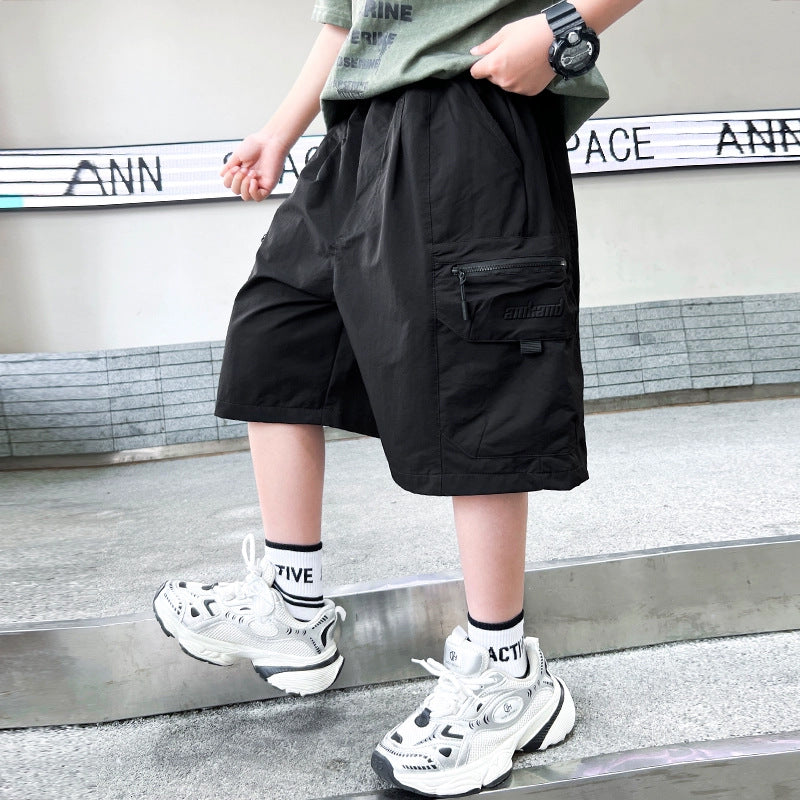 Herren Cargo-Shorts mit seitlichen Reißverschlusstaschen von Echo Archiv
