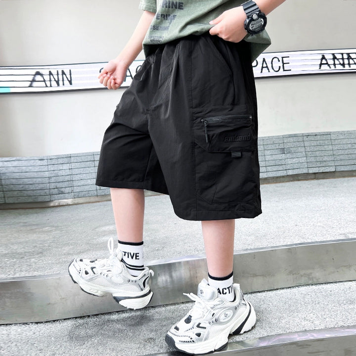 Herren Cargo-Shorts mit seitlichen Reißverschlusstaschen von Echo Archiv