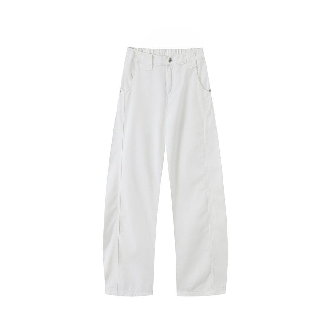 Damen Weit geschnittene High-Waist Hose Echo Archiv