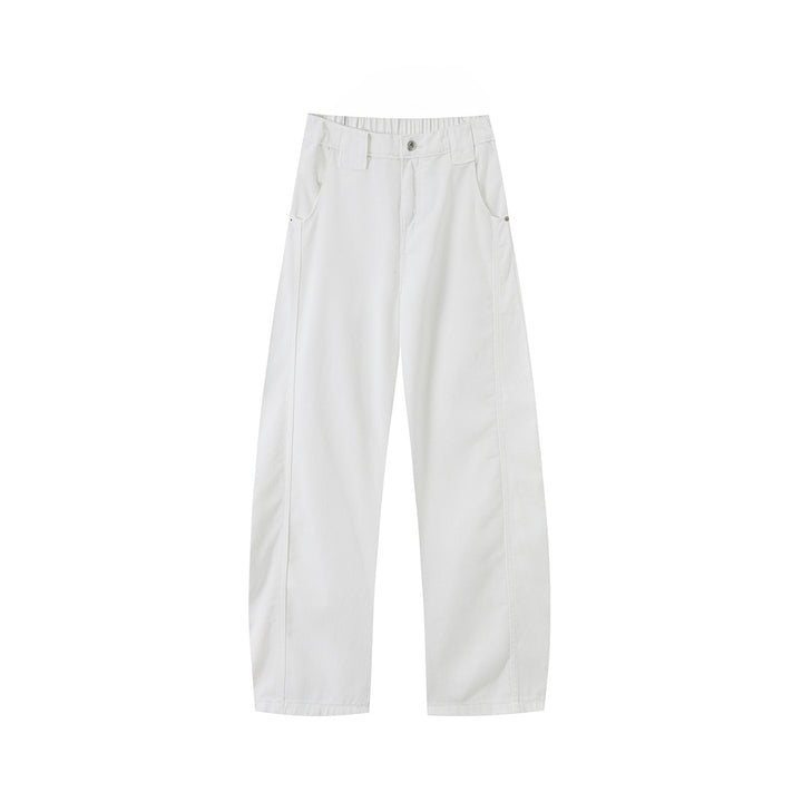 Damen Weit geschnittene High-Waist Hose Echo Archiv