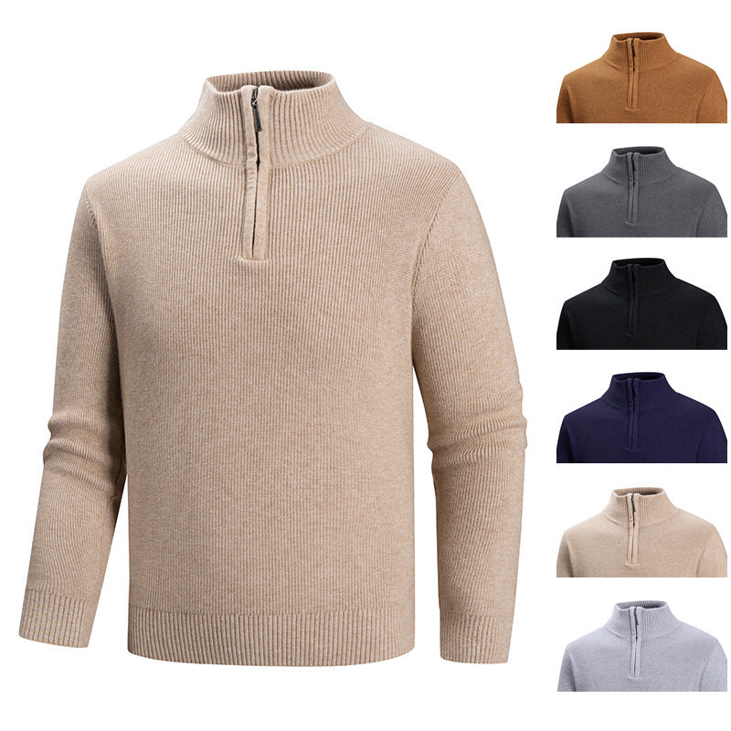 Herren Strickpullover mit hohem Kragen Echoarchiv