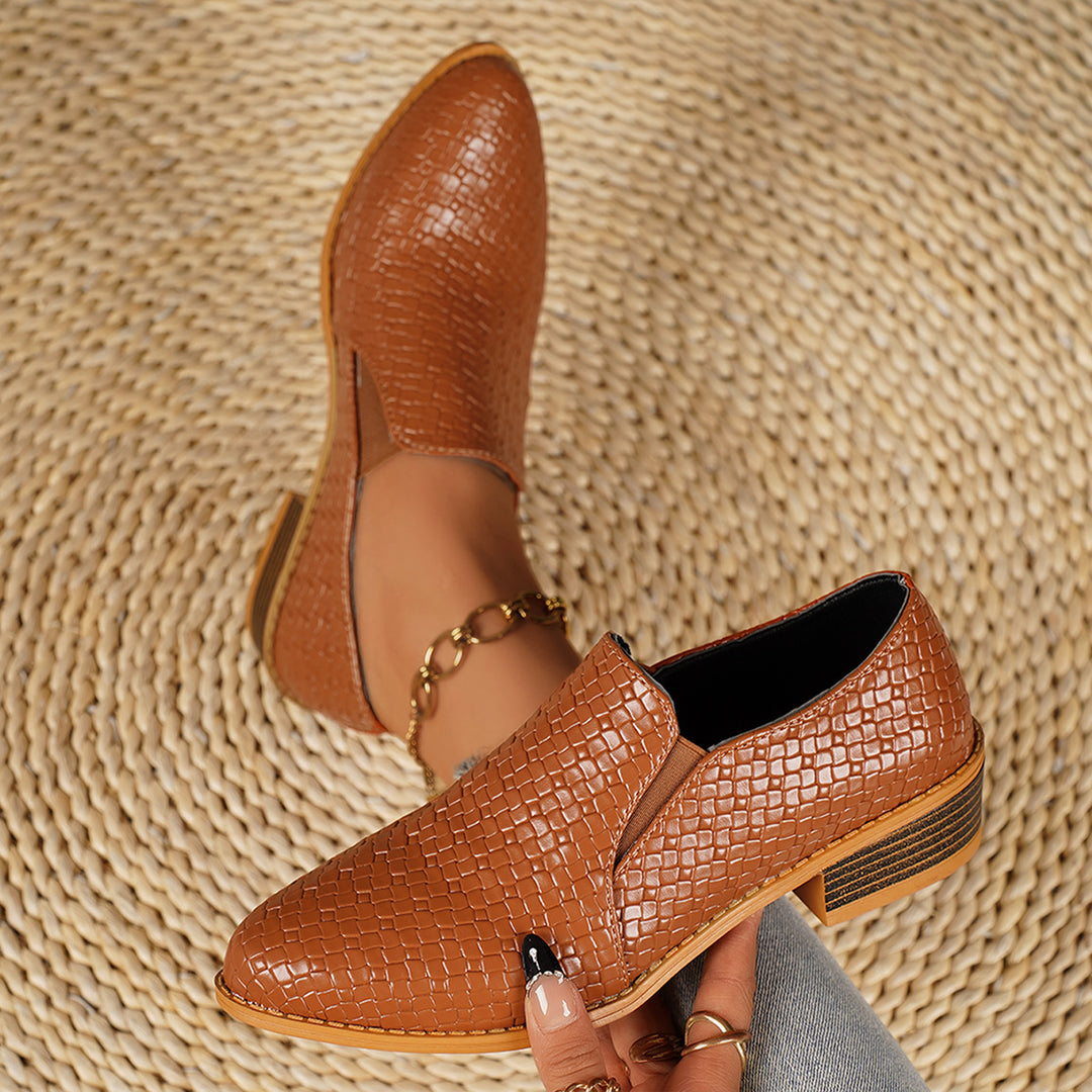 Damen Elegante Slipper mit Struktur-Design Echo Archiv