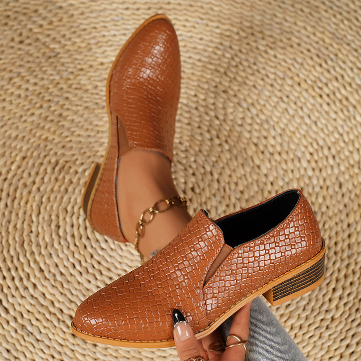 Damen Elegante Slipper mit Struktur-Design Echo Archiv