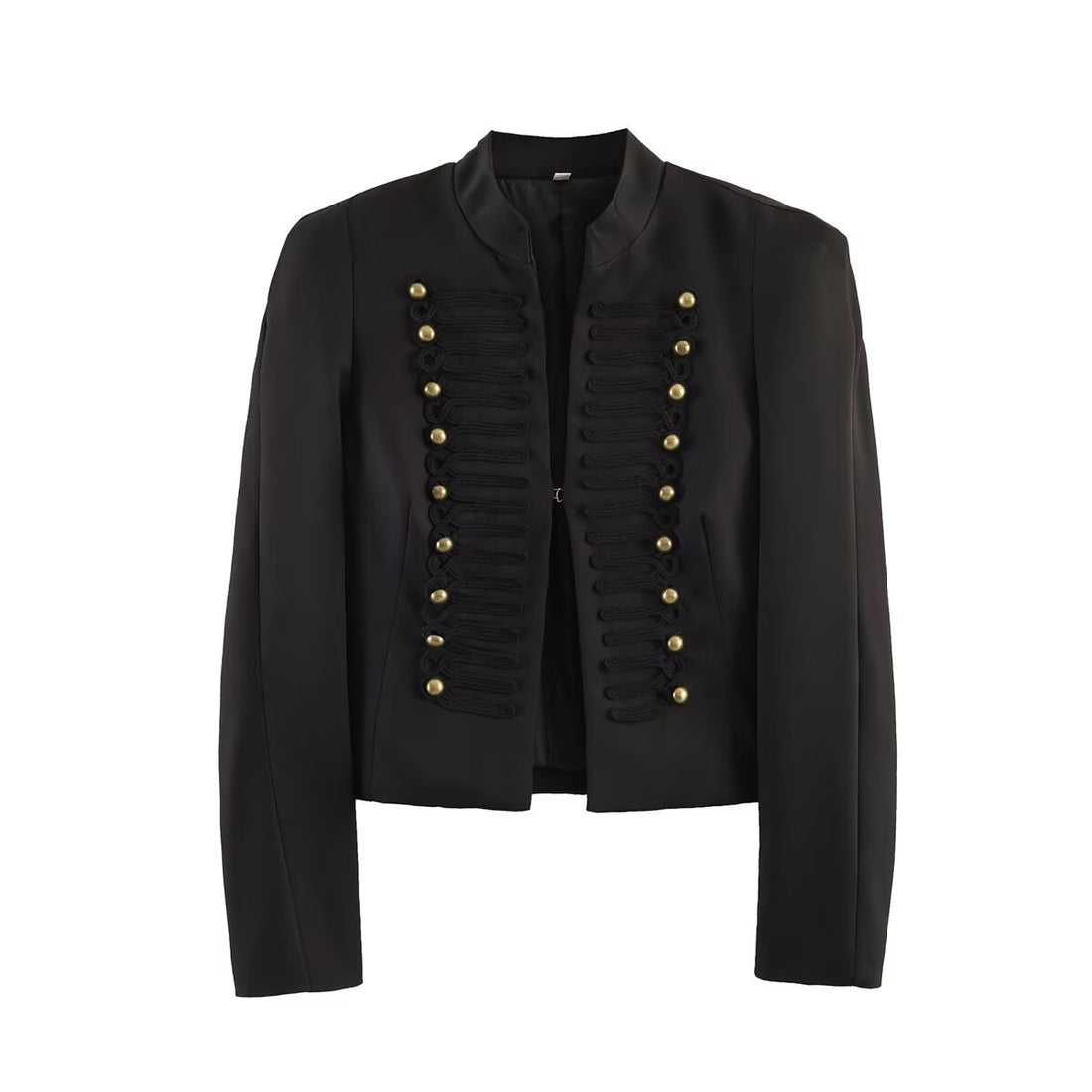 Damen Kurzblazer im Hussarenstil mit Stehkragen und dekorativen Galon-Details Echo Archiv