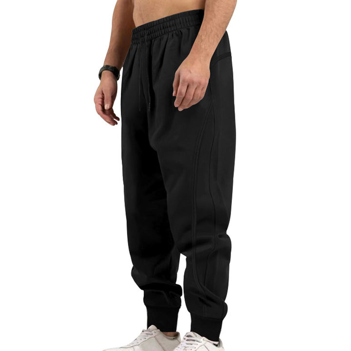 Herren sportliche Jogginghose mit elastischem Bund und Taschen Echoarchiv