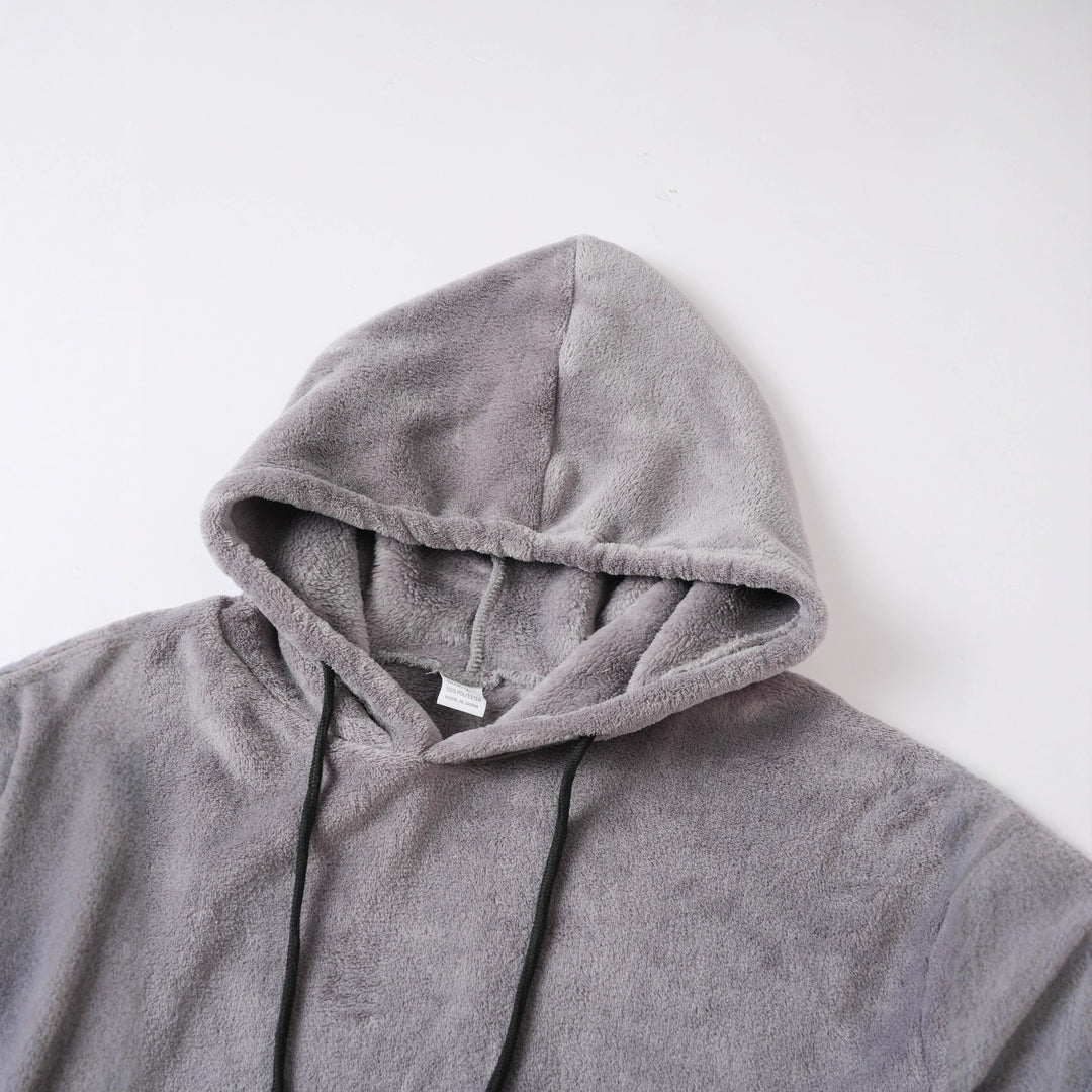 Herren kuscheliges Kapuzensweatshirt aus weichem Fleece Echoarchiv