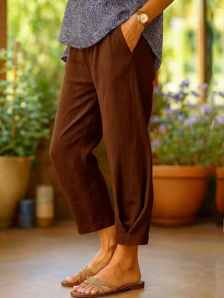 Damen Weite Leinenhose Echo Archiv