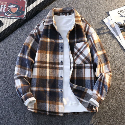 Herren Flanell Hemdjacke im zeitlosen Karomuster Echoarchiv