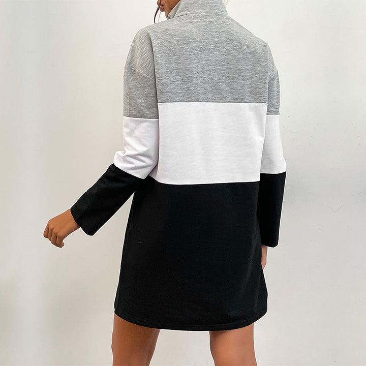 Damen Sportliches Sweatkleid mit Reißverschluss Echo Archiv