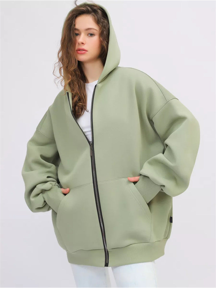 Damen Oversized Kapuzenjacke Echo Archiv