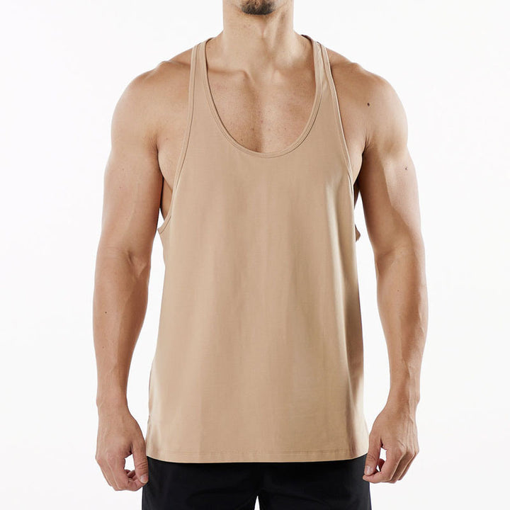 Herren Sportliches Muskelshirt mit Racerback-Design Echoarchiv