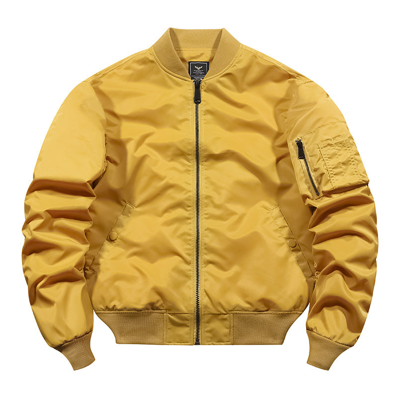 Herren Camouflage-Bomberjacke im Fliegerstil mit Mehrfach-Taschen und Strickbündchen Echoarchiv