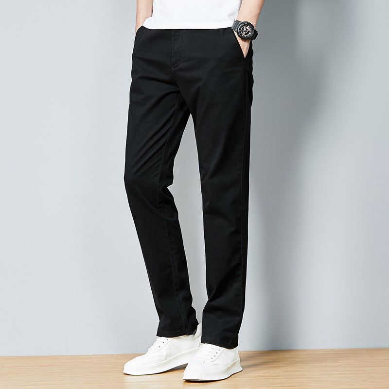 Herren schicke Business-Hose mit schmaler Passform und elastischem Bund Echoarchiv