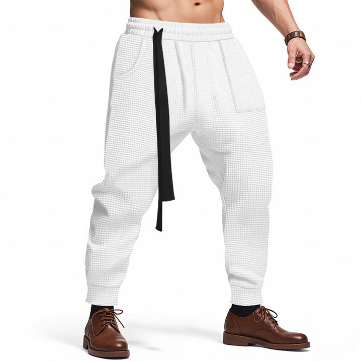 Herren lässige Komfort-Cargo-Hose mit elastischem Bund und praktischen Taschen Echoarchiv