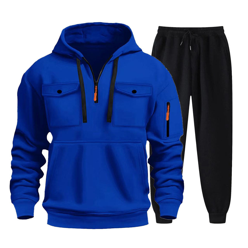 Herren multifunktionale Hoodie und Jogginghose Set Echoarchiv