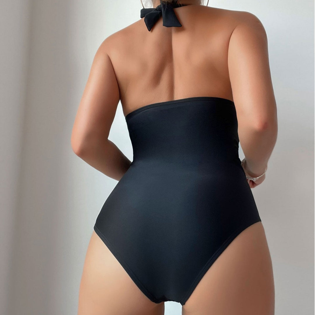 Damen Sportlicher Monokini mit transparenten Einsätzen Echo Archiv