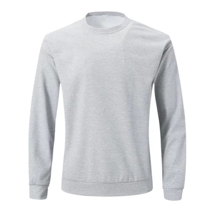 Herren lässiges Langarmshirt aus atmungsaktiver Strukturware Echoarchiv