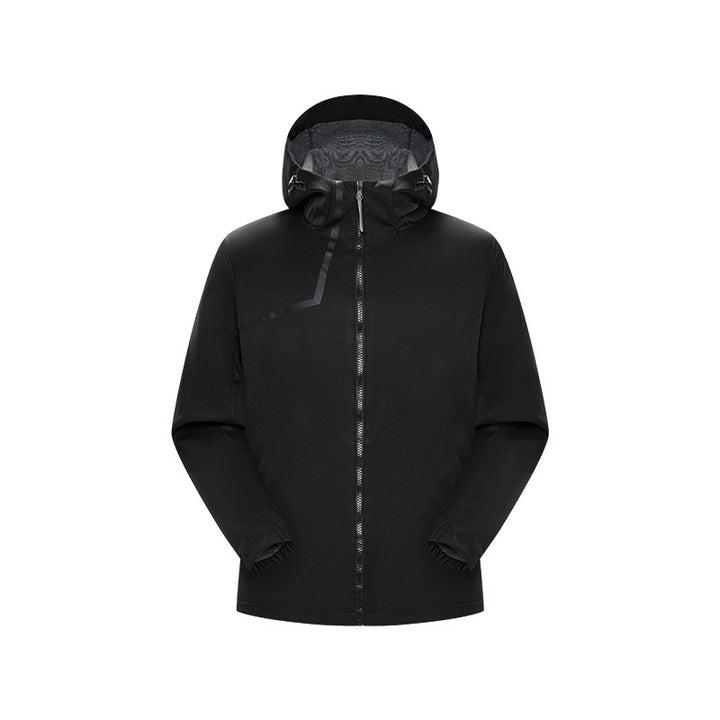 Herren Technische Softshelljacke mit verstellbarer Kapuze und winddichter Membran Echo Archiv