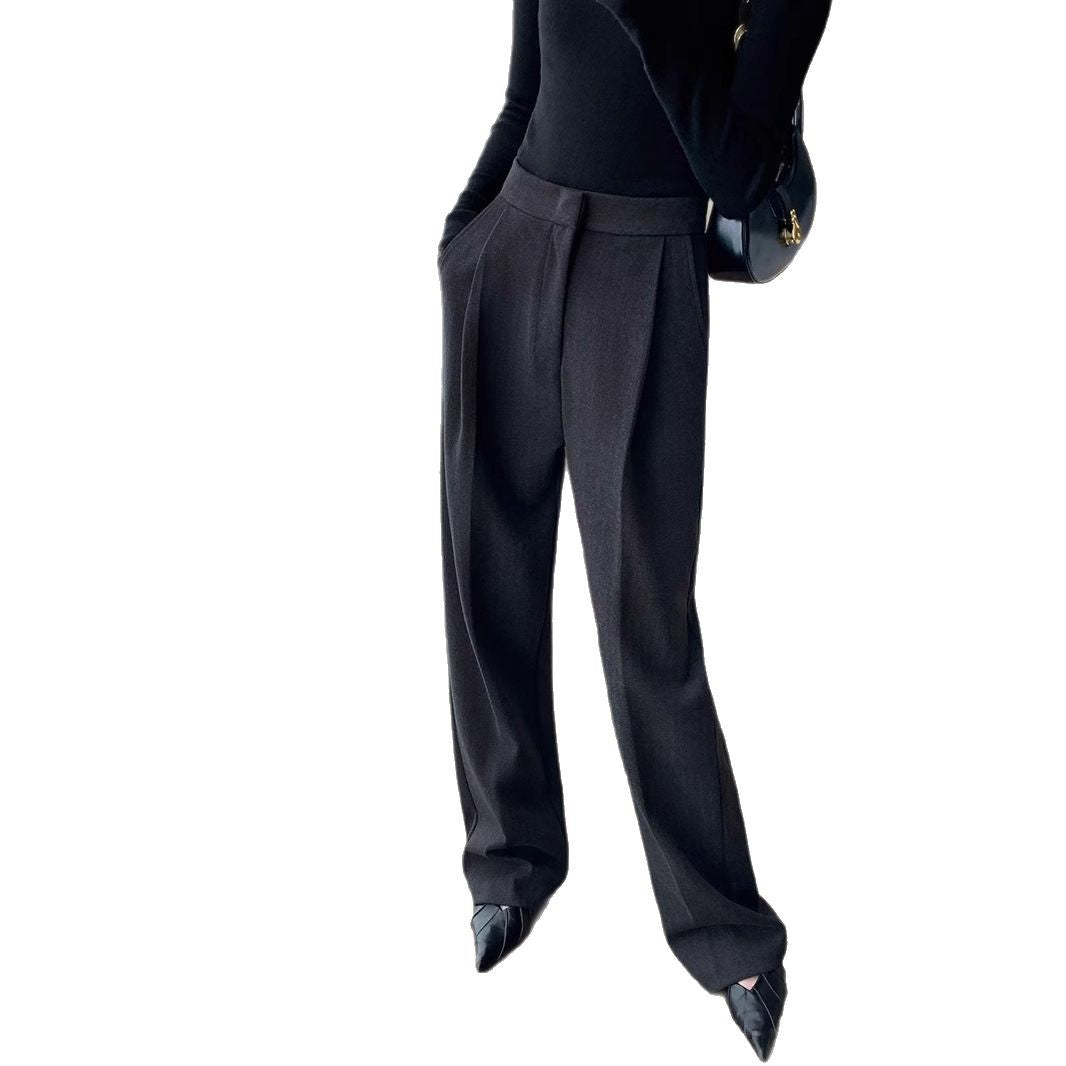 Damen Elegante Hoch taillierte Hose Echoarchiv