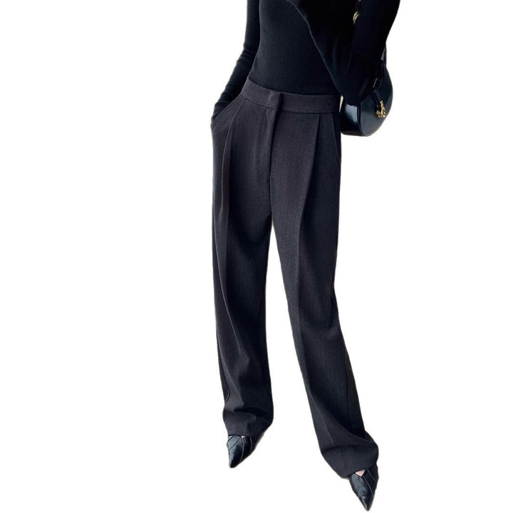 Damen Elegante Hoch taillierte Hose Echoarchiv