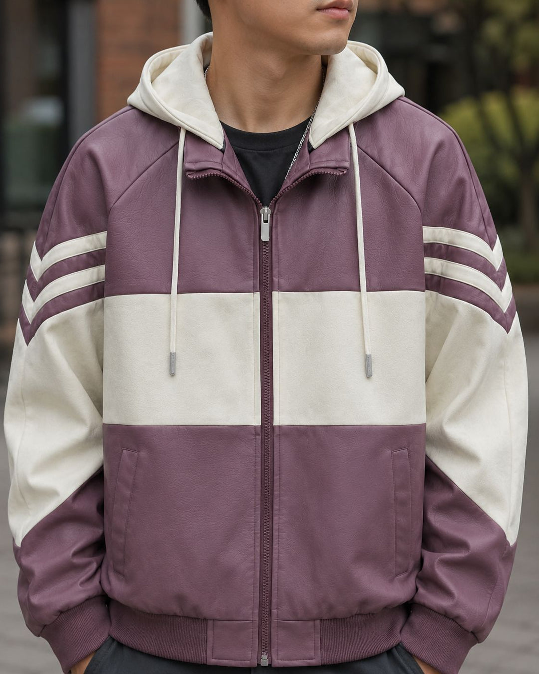 Herren Sportliche Kapuzenjacke 1787797619 – Cavarno