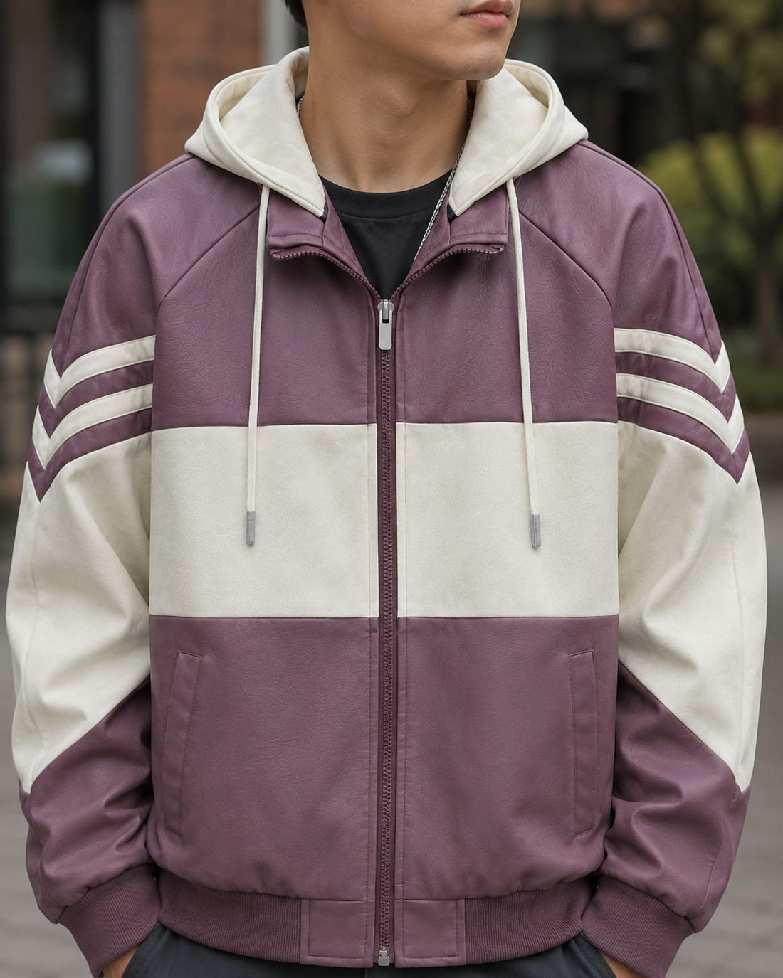 Herren Sportliche Kapuzenjacke 1787797619 – Cavarno