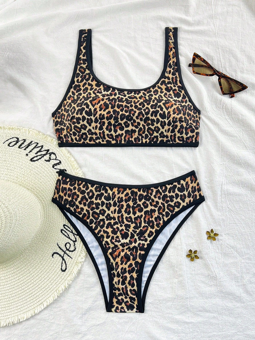 Damen Sportlicher Bikini-Set mit modischen Akzenten Echo Archiv